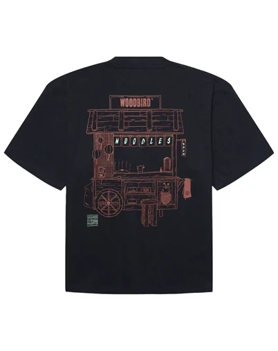 Woodbird - WBBeam Cart T-shirt - Dark Navy